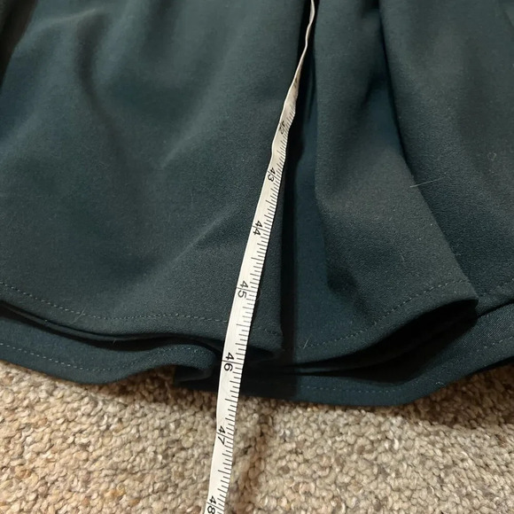 BHLDN Valdis Midi Dress Holly Green Womens size 8 Holiday Event Fit Flare Chic - Picture 12 of 16